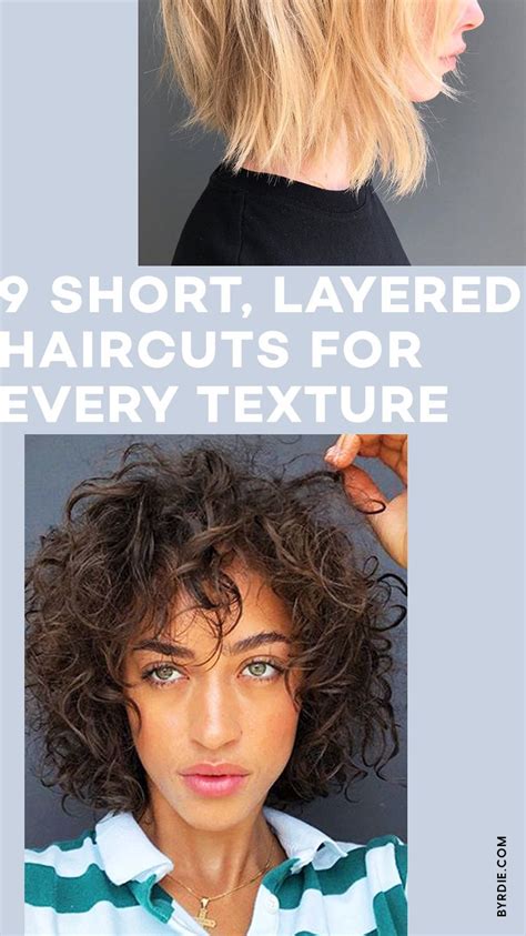 The Best Short Layered Haircuts For Every Hair Texture Layered Curly
