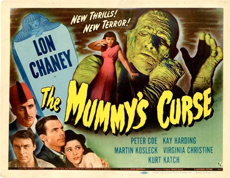 The Mummy S Curse Classic Horror Movies Posters Movie Posters