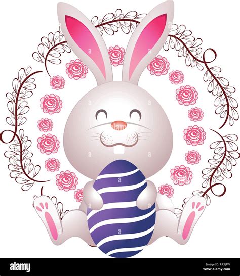 easter rabbit cartoon stock vector image and art alamy
