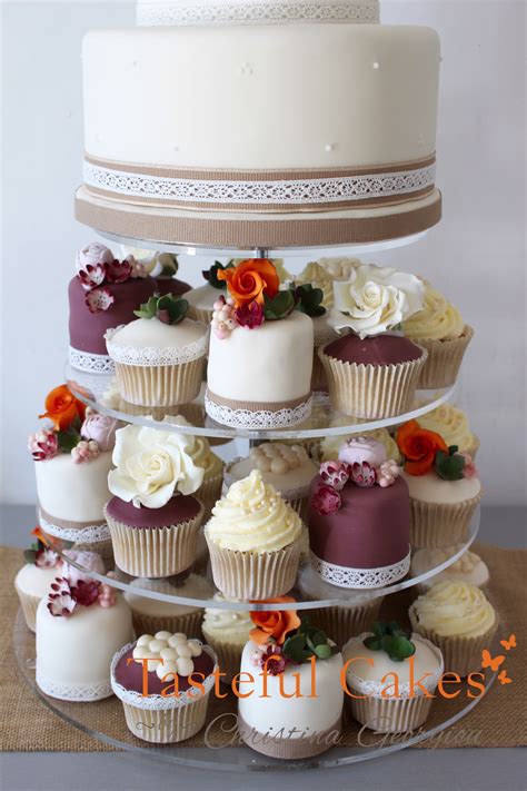 Wedding Cupcake Towers Gallery Tasteful Cakes By Christina Georgiou