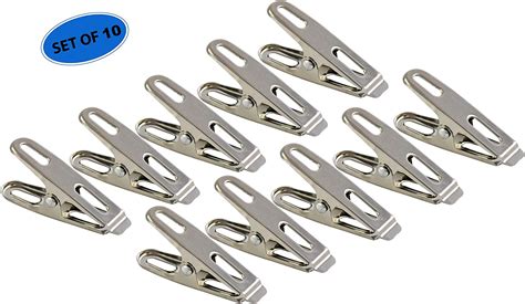 home x 10 pack stainless steel clothespin and utility clip multi purpose stainless