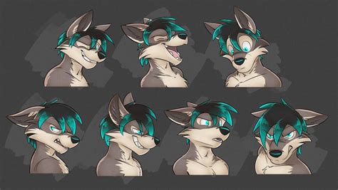 Commission Takkin S Expression Sheet 2 By Temiree On DeviantArt