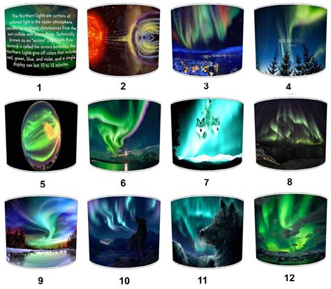 Northern Light Lampshade Ideal To Match Aurora Borealis Northern Lights