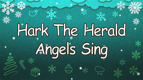 Hark The Herald Angels Sing Christmas Carol Lyrics Nursery Rhymes Sherlock Myomyo Youtube