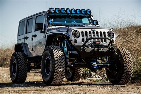kchilites off road lights looking amazing on gray lifted jeep wrangler — gallery