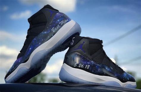 Nike unveils official images of the space jam air jordan 11. Galaxy Air Jordan XI Space Jam Looks Out Of This World