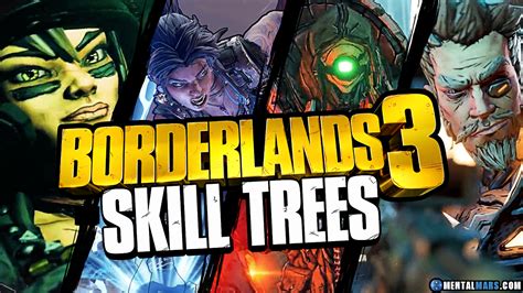 Borderlands 3 Skill Trees For All Characters Borderlands 3 Mentalmars