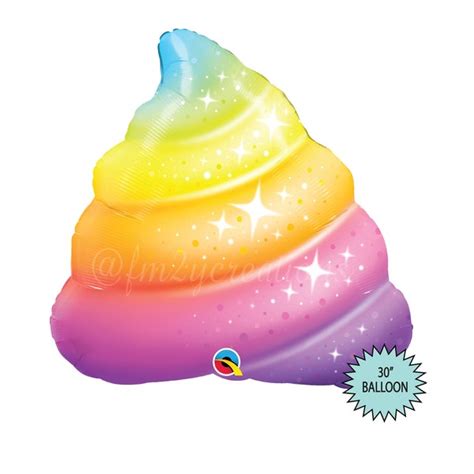 Rainbow Poop Emoji Etsy