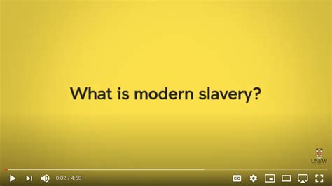 Slavery Is Not A Thing Of The Past It Still Exists Today Inside Unsw