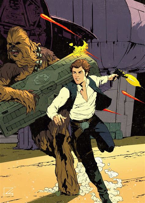 Han Solo And Chewbacca Star Wars Comics Star Wars Wallpaper Star