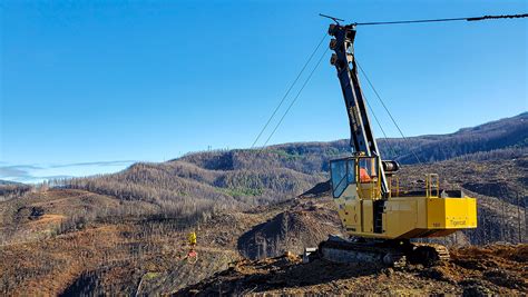 Swing Yarder Tigercat Cable Systems Steep Slope Harvesting