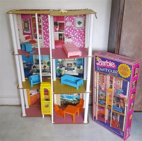 Vintage 1970's Mattel Barbie Townhouse 3.5' High Elevator 7825 Complete
