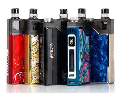 It claims to do up to 230 watts and is capable of temperature control. The SnowWolf Wocket Pod Mod Review | Spinfuel VAPE