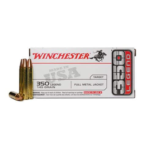 Winchester 350 Legend 145 Gr Fmj 20 Rds Usa3501 Freedom Munitions