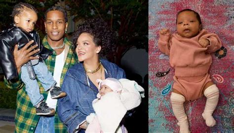 rihanna a ap rocky delight fans with first photos of newborn son riot rose