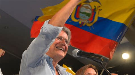 Guillermo Lasso De Direita é Eleito Presidente Do Equador