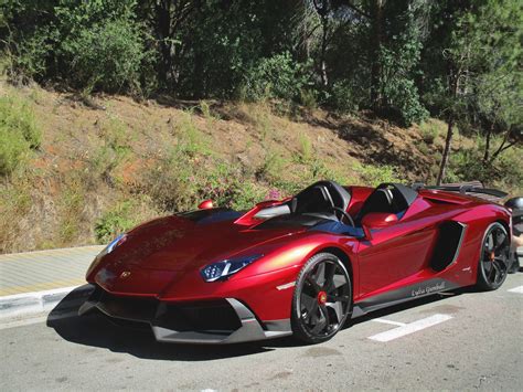 Proper Garage Queen Lamborghini Aventador J Appears In Marbella Gtspirit