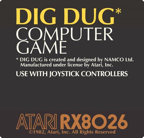 026 800 Dig Dug Atari 8bit