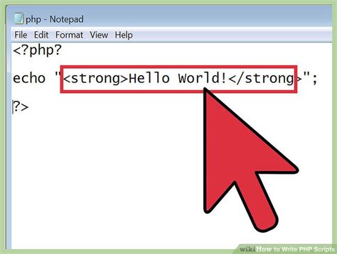 How To Write Php Scripts With Pictures Wikihow