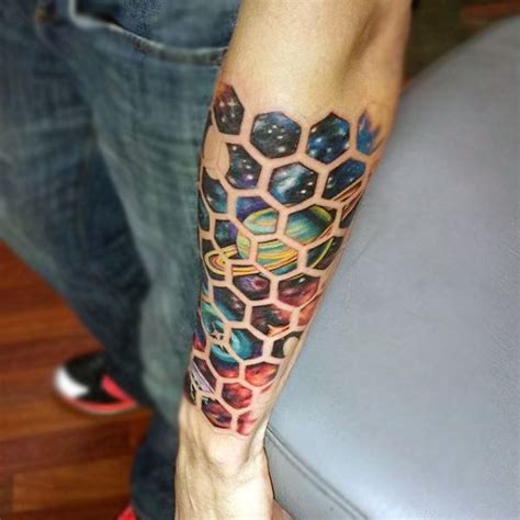 Tattoo Trends 80 Honeycomb Tattoo Designs For Men