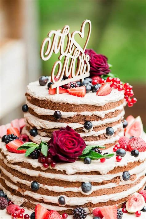 Naked Cake Zur Hochzeit Top Tipps Ideen Inspirationen