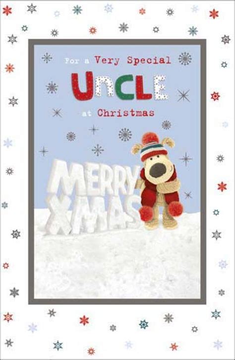 Boofle For A Very Special Uncle At Christmas Greeting Card Cards