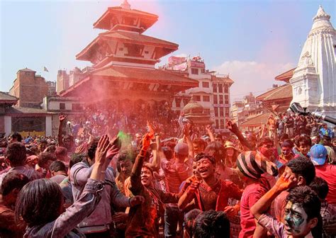 Holi Celebration In Nepal Famous Festivals Of Nepal 2022