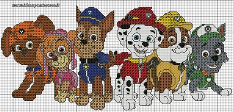 Download files and build them with your 3d printer, laser cutter, or cnc. SCHEMA PAW PATROL PUNTO CROCE | Punto croce, Modelli di ...