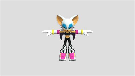 Rouge The Bat Free Riders Download Free 3d Model By Sonic The