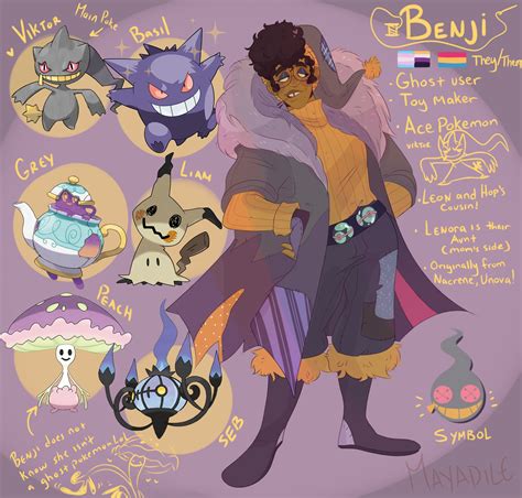 Dile On Twitter Heres My Pokemon Oc Benjis New Ref And A Little