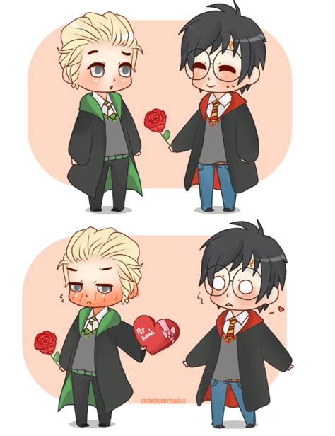 Chibi Drarry Just Take It By Cremebunny On Deviantart Draco Harry
