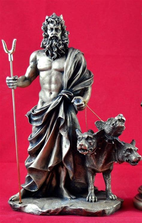Hades Pluto Underworld King Of The Dead And Riches Cerberus Greek Statue