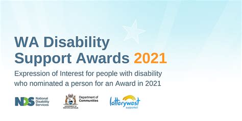 Wa Disability Support Awards 2021 Expression Of Interest For People