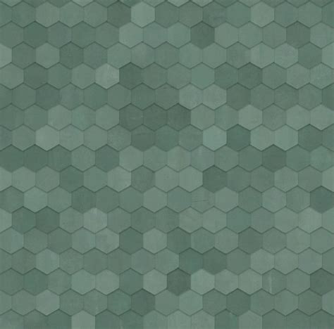 Patinated Copper Hexagonal — Architextures Seamless Textures Metal
