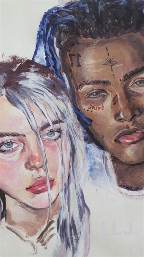 Celebritiesbillie Eilish And Xxtentacion Xxxtentacion And Billie