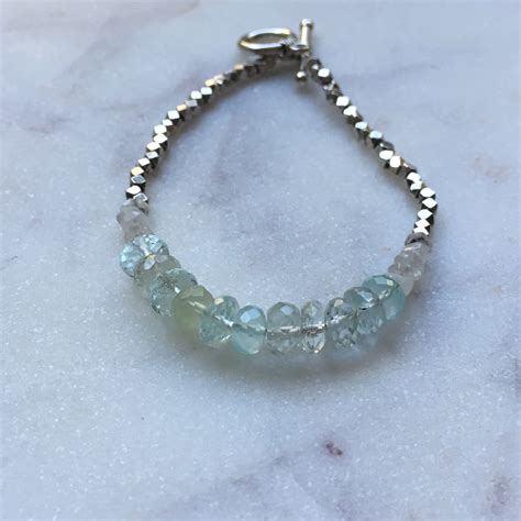 Aquamarine Bracelet By DelightandDisarray On Etsy Https Etsy Com