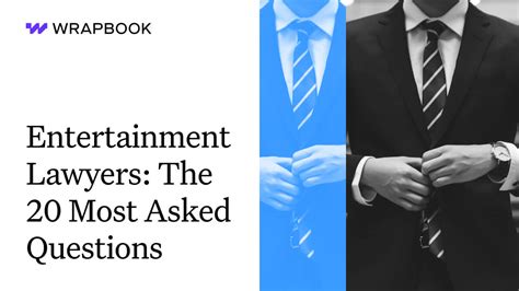 entertainment lawyers 20 most asked questions wrapbook