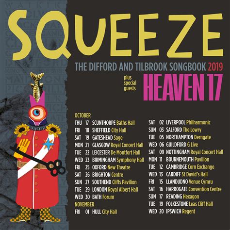 Squeeze Set ‘difford And Tilbrook Songbook Tour Best Classic Bands