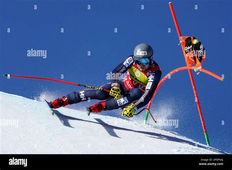 Norways Aleksander Aamodt Kilde Speeds Down The Course During An