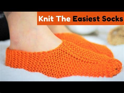 Knitting Slippers For Beginners Youtube How To Knit Easy T Slippers Youtube If Youre A