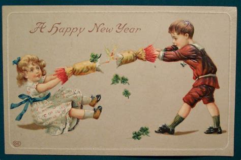 Vintage New Years Postcard Dave Flickr
