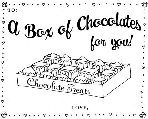 Click the chocolate sweets coloring pages to view printable version or color it online (compatible with ipad and android tablets). 20 Free Printable February Coloring Pages