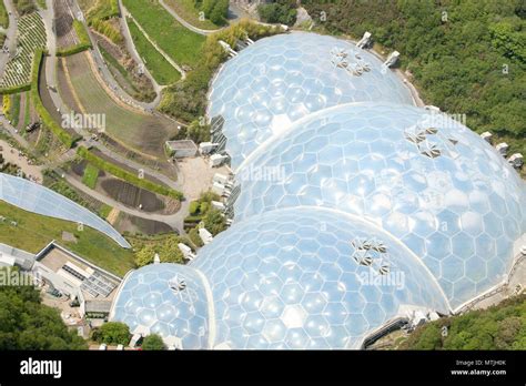 Eden Project St Austell Cornwall Stock Photo Alamy