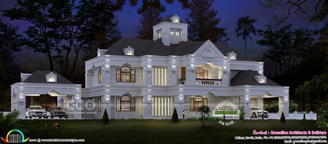 Superb Colonial Style 5 Bedroom Luxury Home Kerala Home Design And