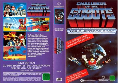 Challenge Of The Gobots The Gobotron Saga 1984 On Vestron Video International Germany Vhs