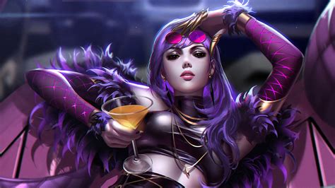 X Kda Evelynn Lol K Hd K Wallpapers Images Backgrounds Photos And Pictures