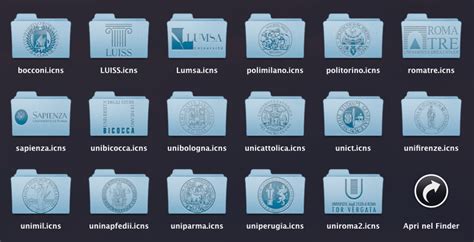 Italian Universities Folder Icons V1 By Ethy90 On Deviantart