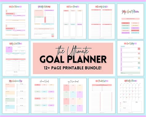 Calendars Planners Paper Party Supplies Goal Journal My Goals 2022