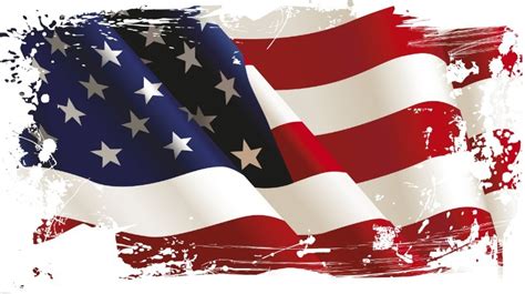 Free Vintage American Flag Design Vector 04 - TitanUI