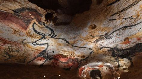 Replica Of Lascaux Cave Paintings At The International Centre For Cave